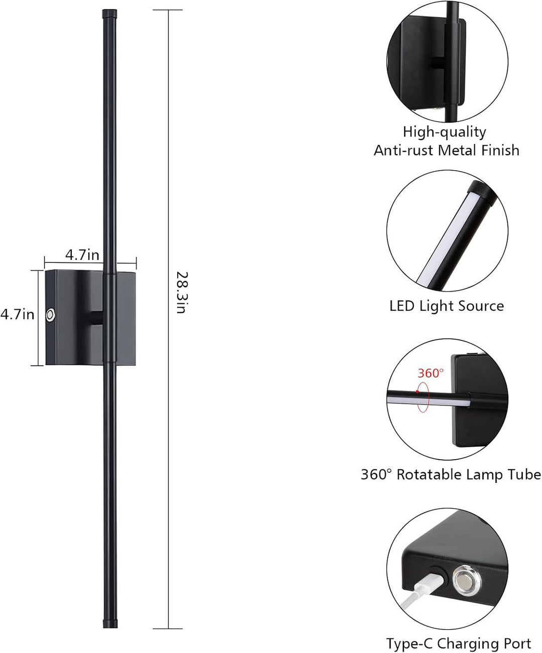 Minimalist LED Wall Lamp