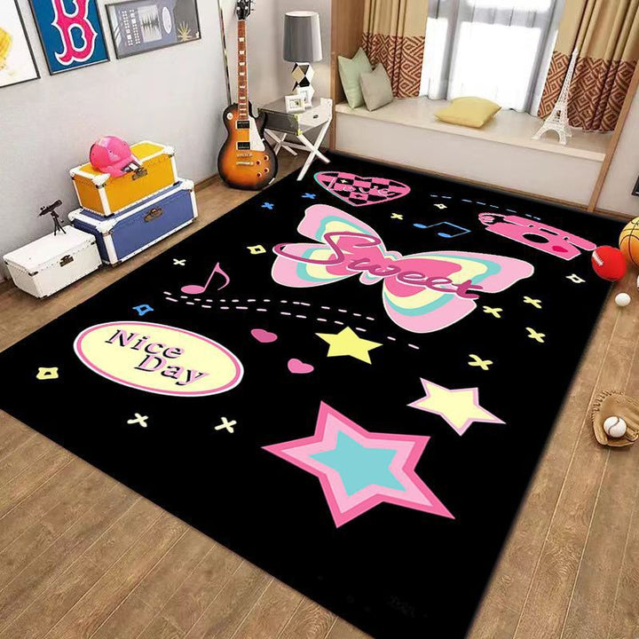 Playful Checkerboard Pattern Area Mat Kalsten