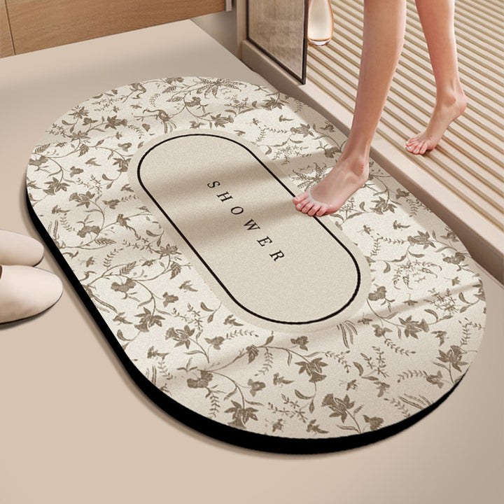 Soft Textured Bathroom Rug Kalsten