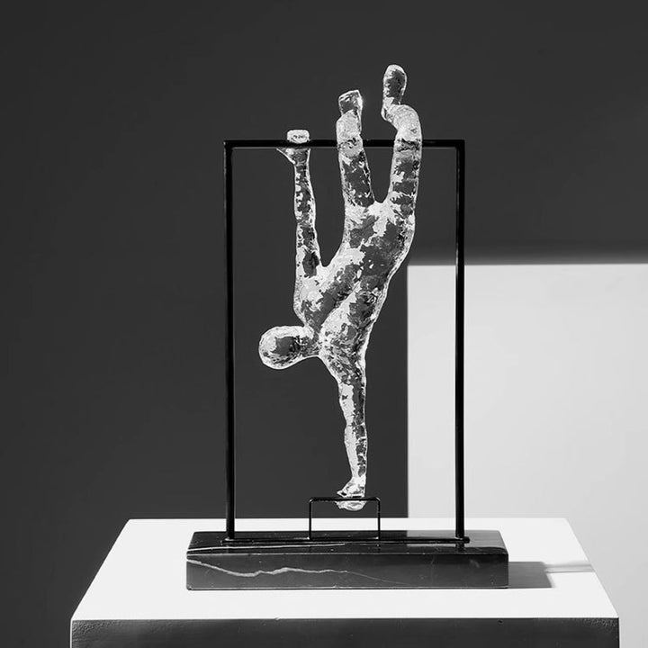 Abstract Artistic Gymnast Sculpture