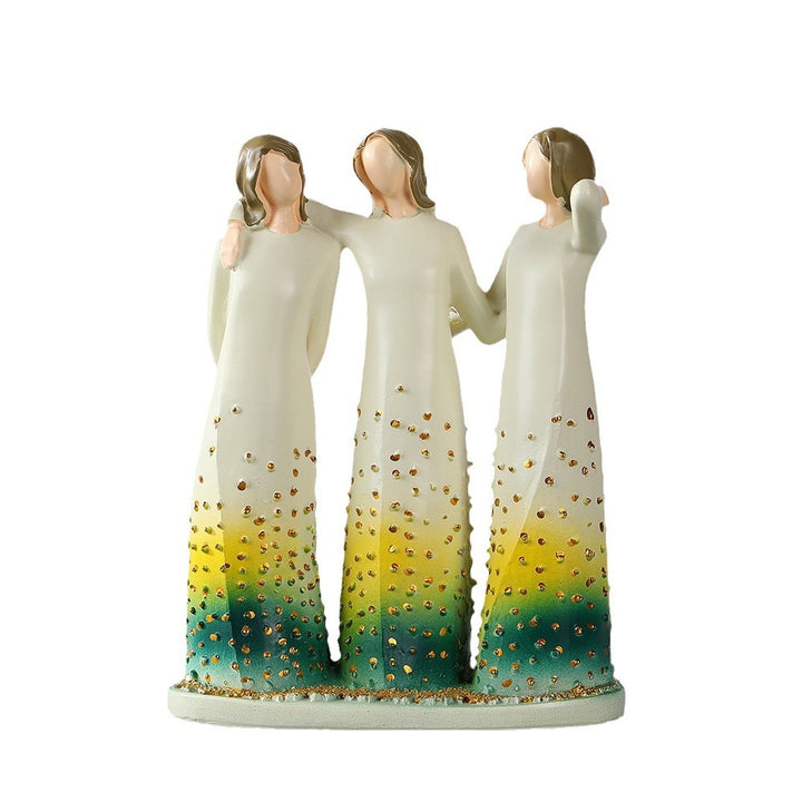 Artistic Figurine Trio Kalsten