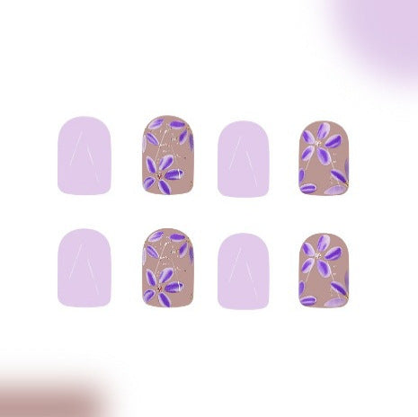 Floral Gel Nail Art Kalsten