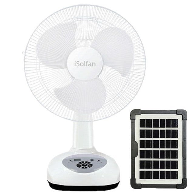 Ladies solar-powered stand fan with variable speed control and intelligent control system Kalsten