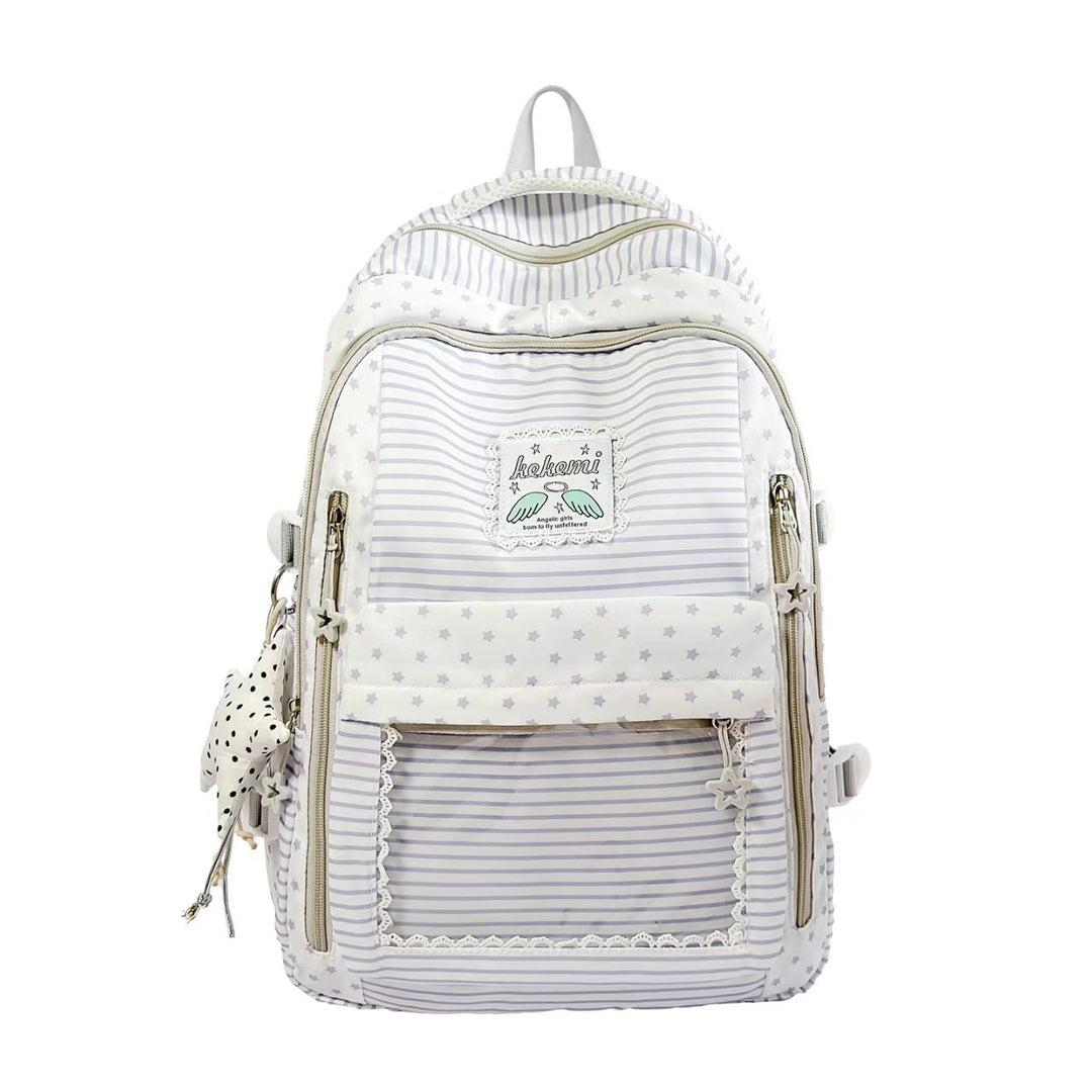 Stylish Striped Backpack Kalsten