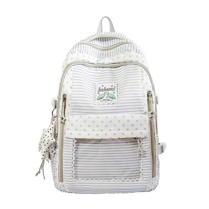 Stylish Striped Backpack Kalsten