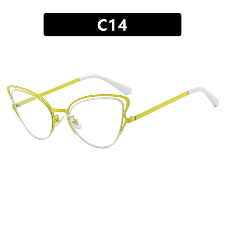 Women's Cat-Eye Glasses with Elegant Metal Frame and Comfortable Fit Kalsten