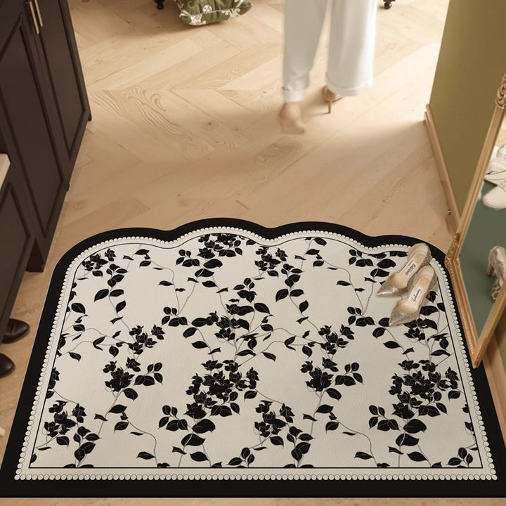Elegant Botanical Design Comfort Mat