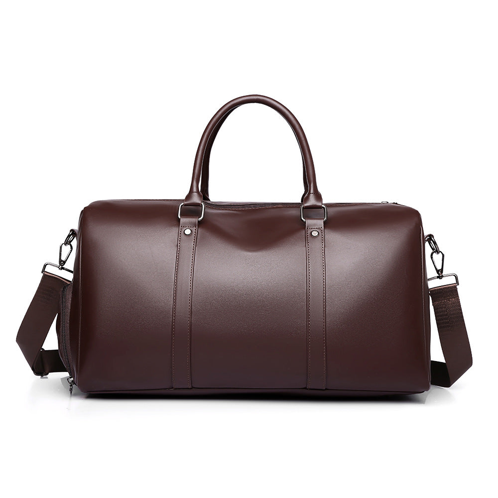 Premium Leather Weekend Travel Duffel Bag kalsten