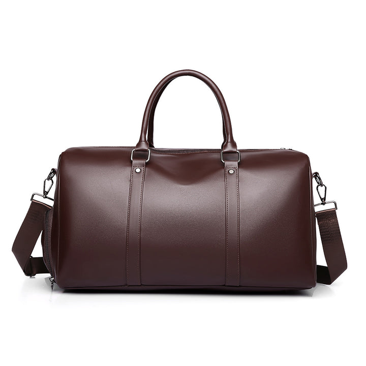 Premium Leather Weekend Travel Duffel Bag kalsten
