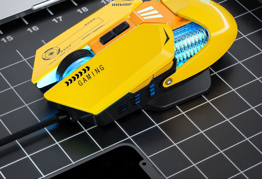 Ergonomic Wired Gaming Mouse with Customizable RGB Lighting Kalsten