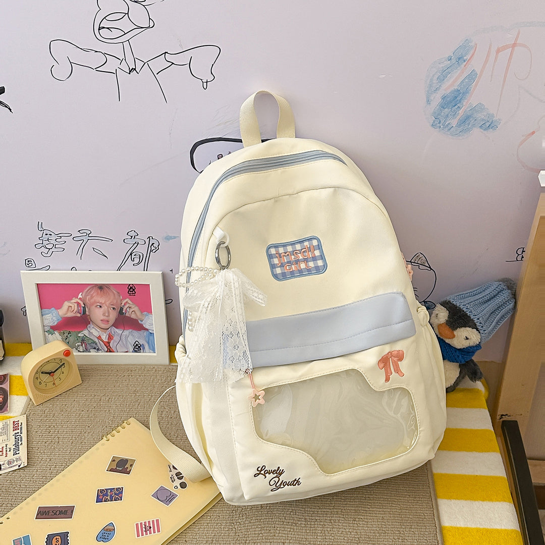 Cute Cartoon-Embellished Mini Backpack Kalsten