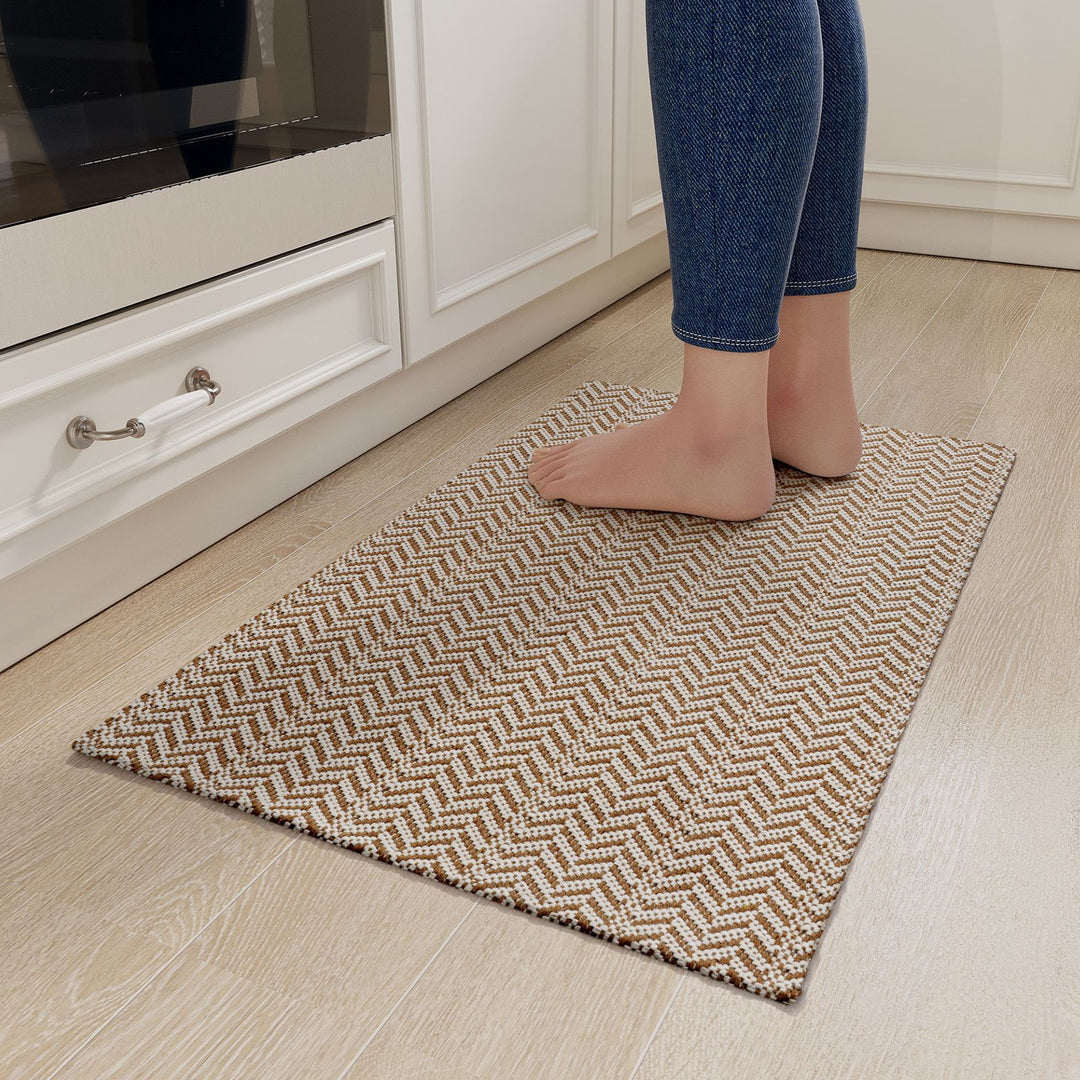 Geometric Pattern Kitchen Runner Mat