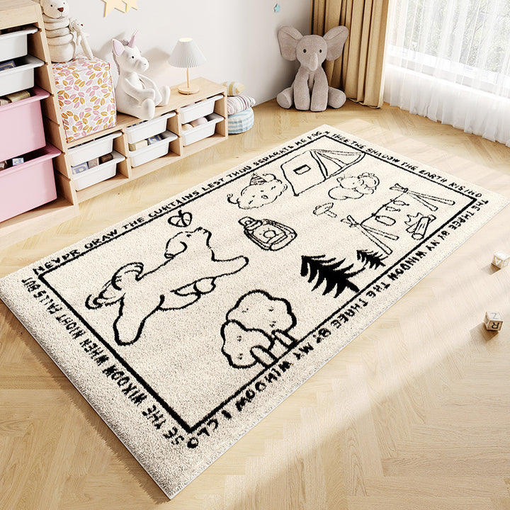 Fun Character Plush Area Rug