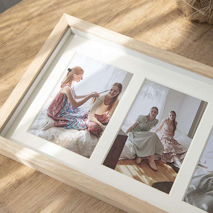 Multi-Photo Collage Display Frame for Home Decor
