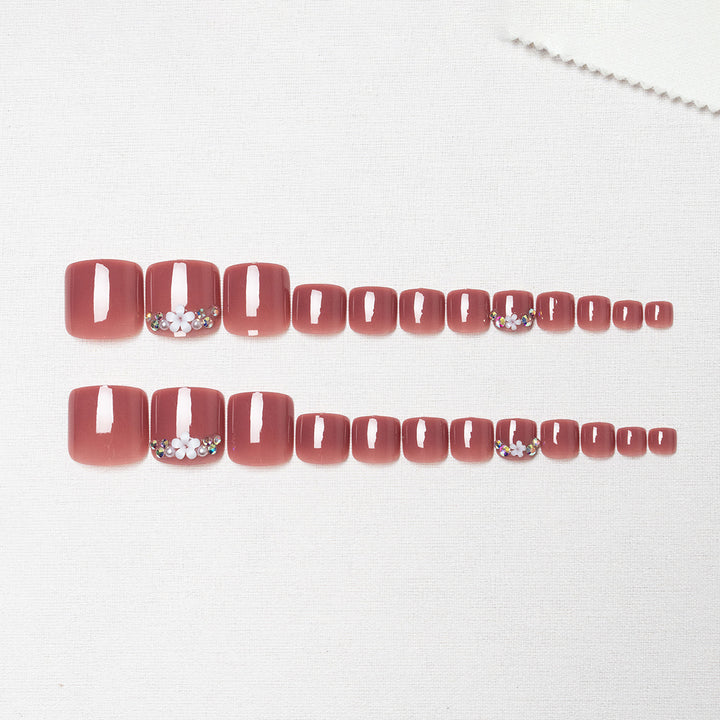 Decorative Rhinestone Pedicure Nail Art  1791110620