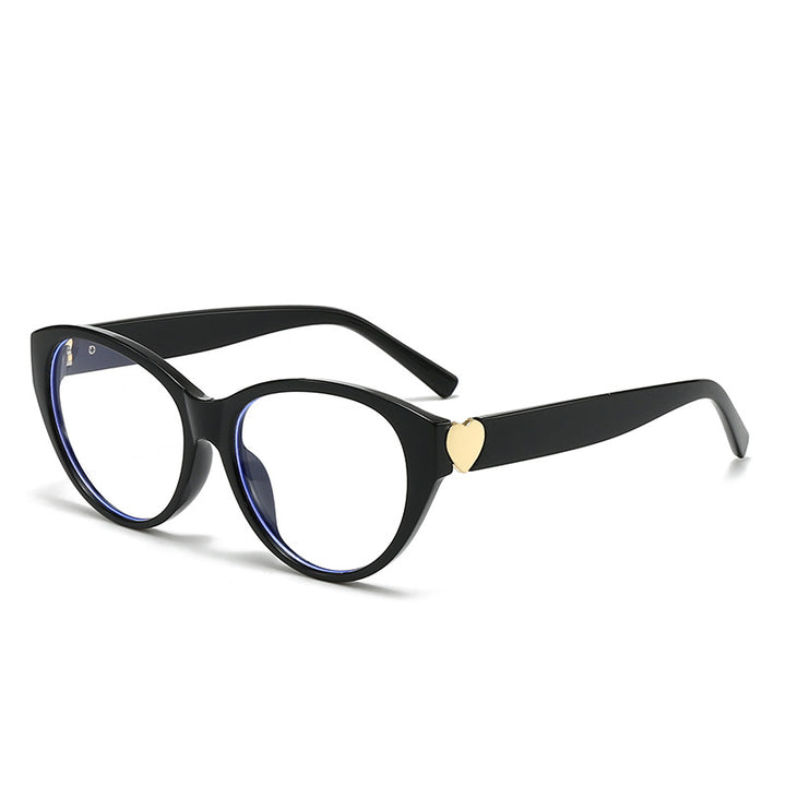 Women Cat-Eye Sunglasses with Heart Design Kalsten