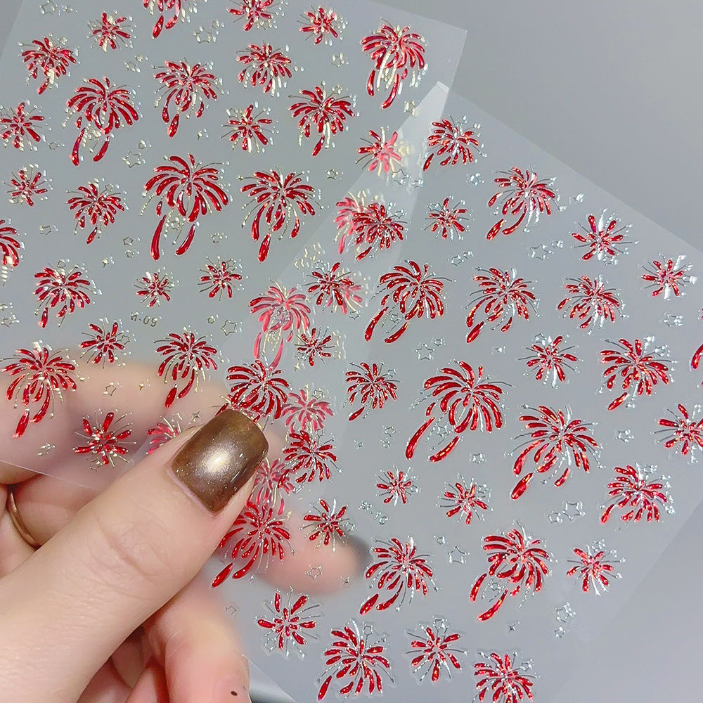 High-Quality Nail Art Foil Sticker Sheet
