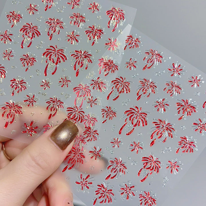 High-Quality Nail Art Foil Sticker Sheet