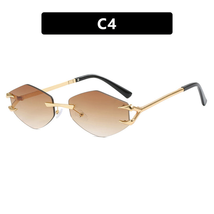 Women's geometric designer sunglasses with outstanding metal frame Kalsten