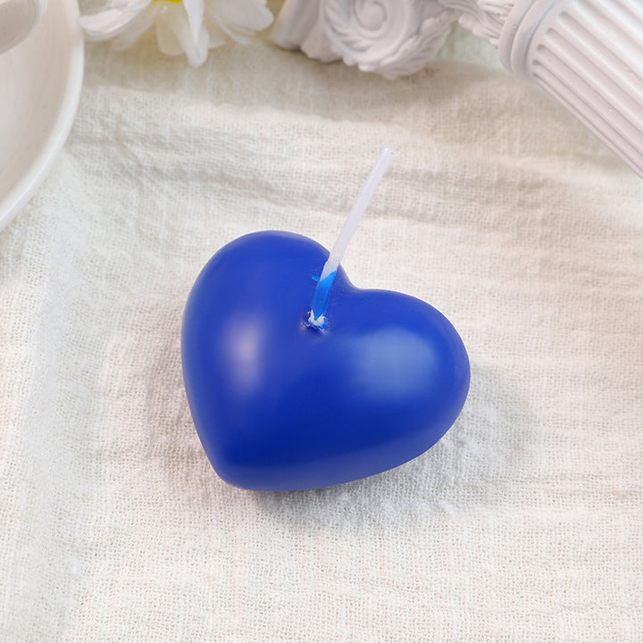Heart-Shaped Floating Decorative Wax Candle