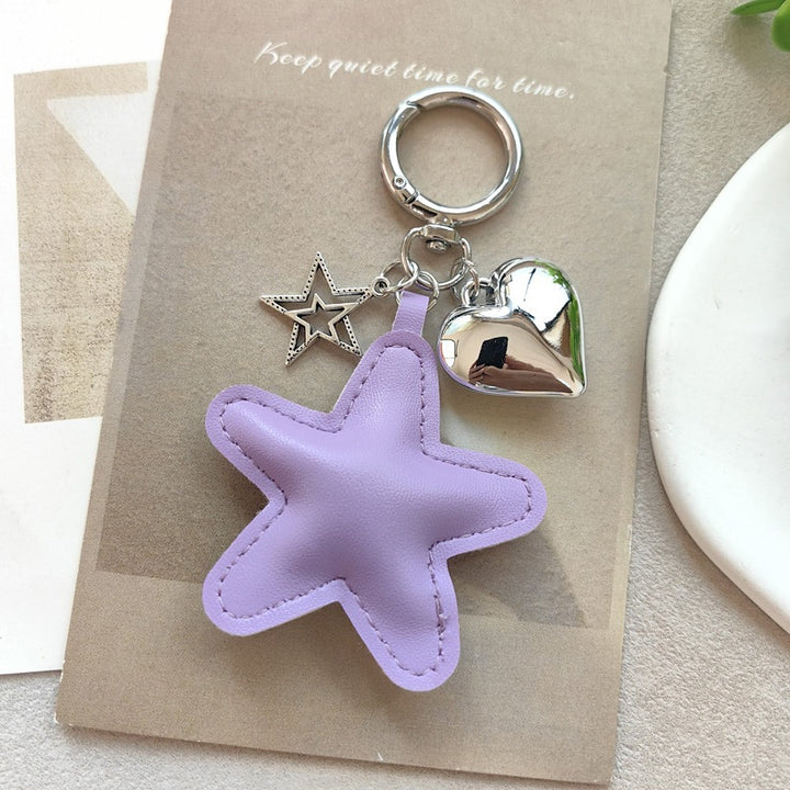 Keychain with star and heart design Kalsten