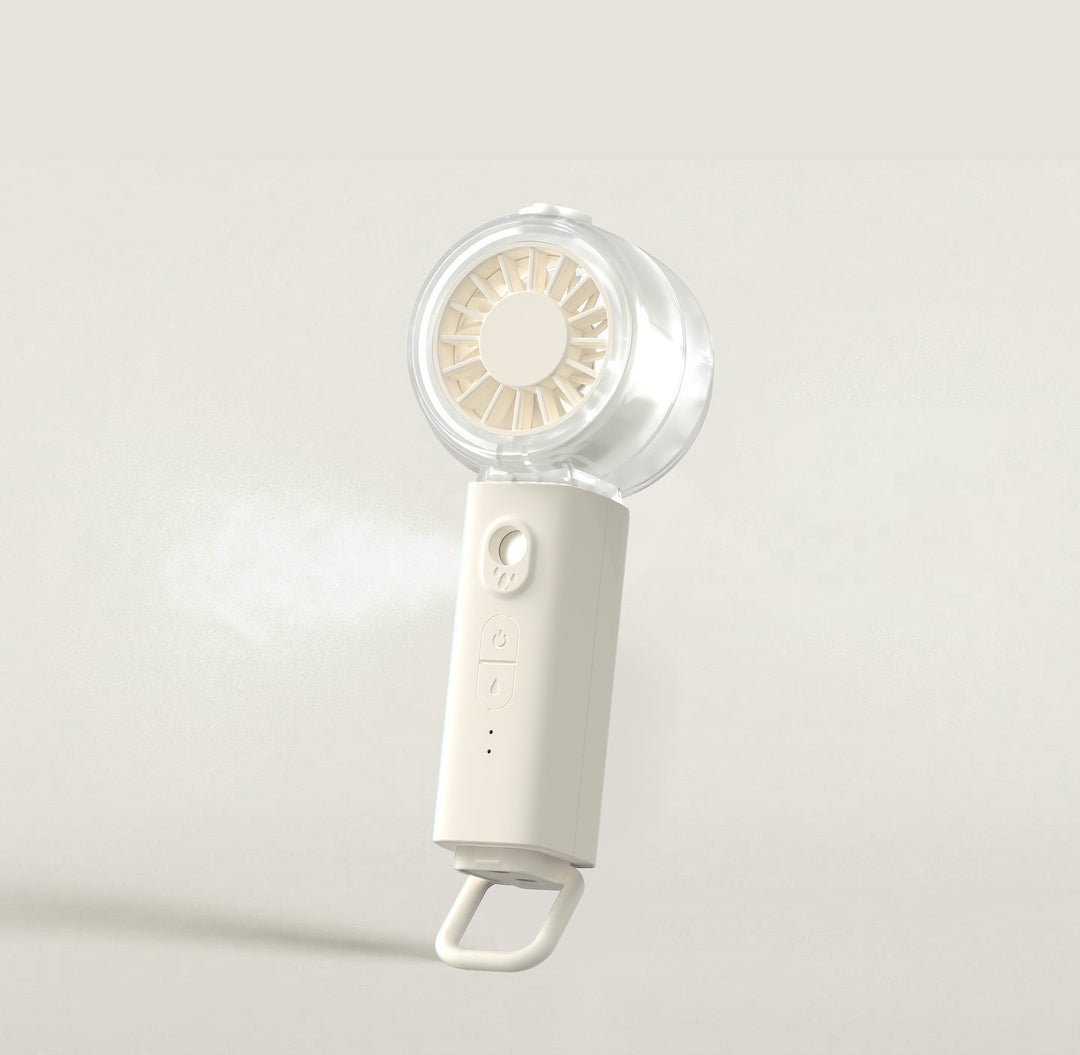 Unisex portable mini handheld fan with misting function and USB charging Kalsten