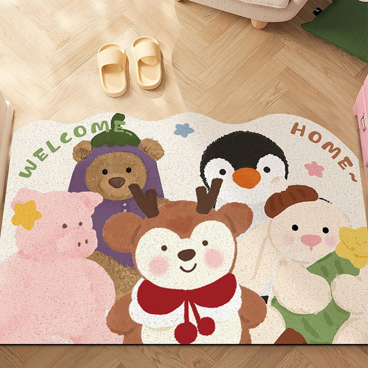 Cozy Cartoon Welcome Mat Kalsten