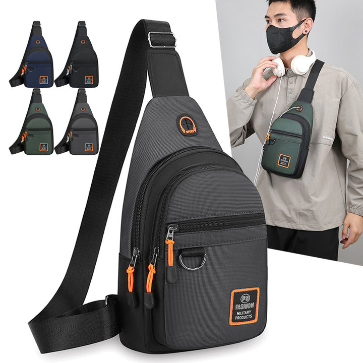 Military-Inspired Versatile Sling Bag Kalsten