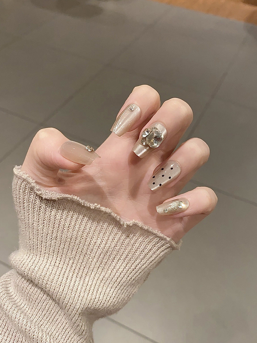 Themed Nail Art Press-On Nails with Cute Character and Bow Designs Kalsten