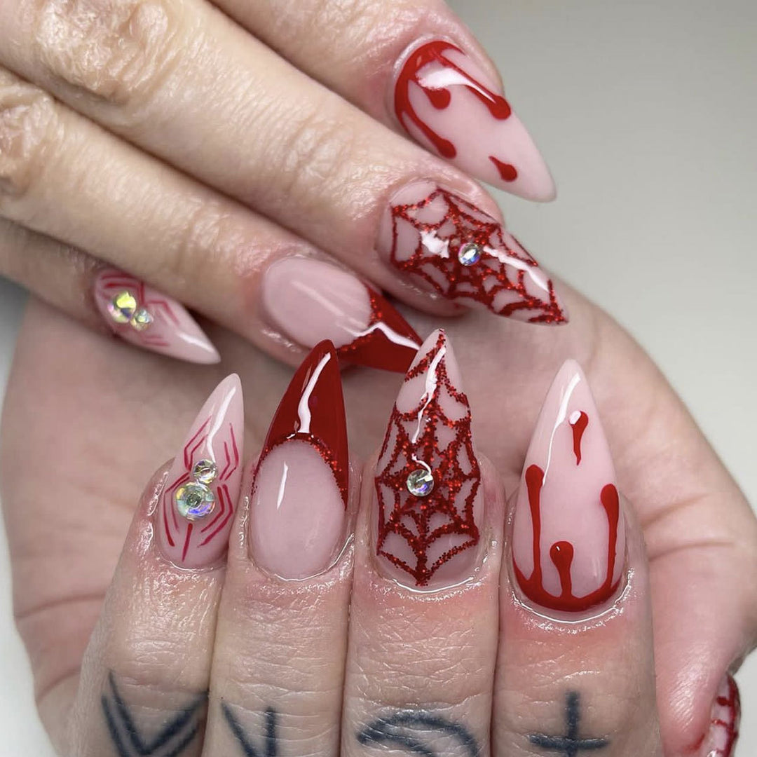 Halloween Themed 3D Decorative Nail Art Extensions Kalsten