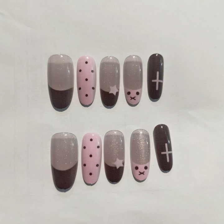 Creative Press-On Nail Set Kalsten