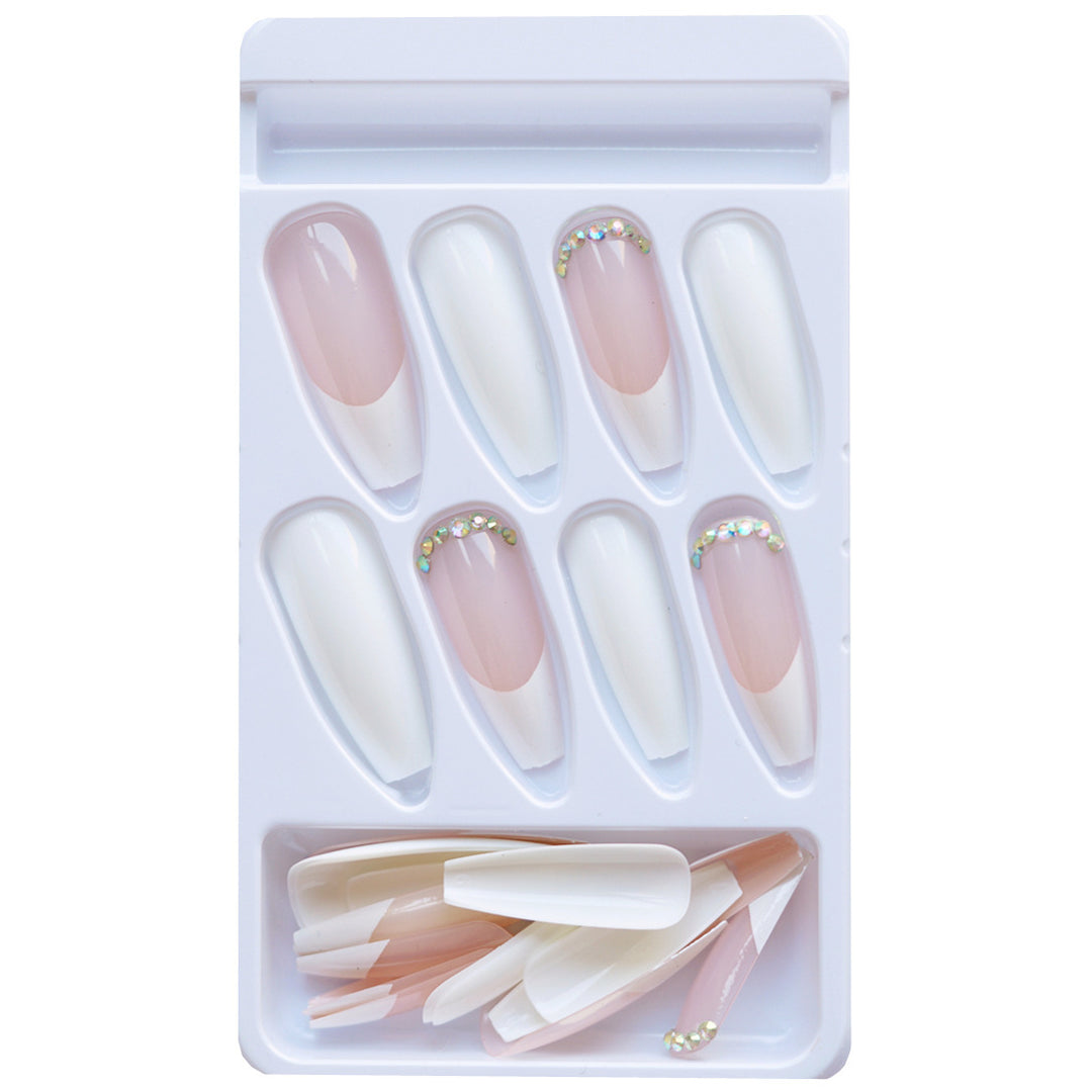Luxury Long Stiletto Press-On Nails with Rhinestone Accents Kalsten