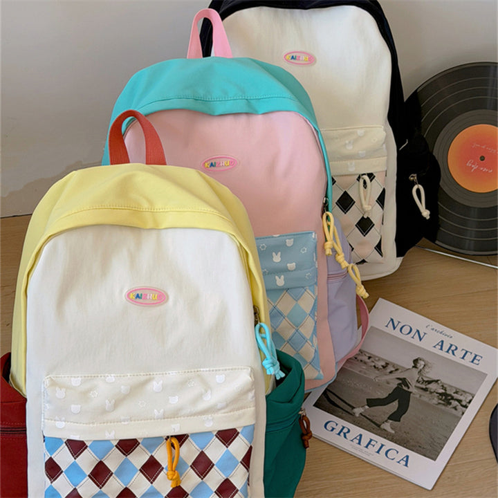 Cute Cartoon-Themed Multi-Pocket Backpack Kalsten