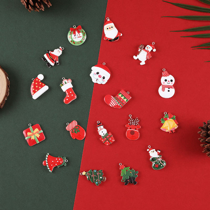 Santa-Themed Decorative Charm Kalsten