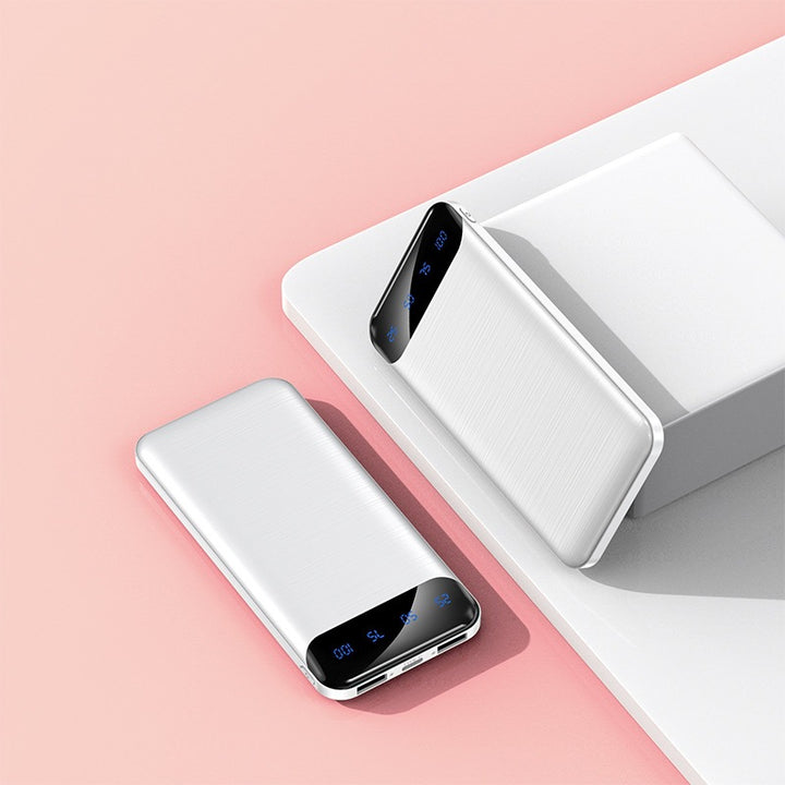 Portable power bank with digital display and multiple connections Kalsten