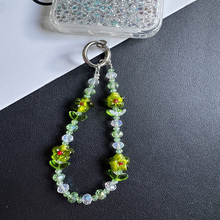Floral Beaded Keychain Chain Kalsten