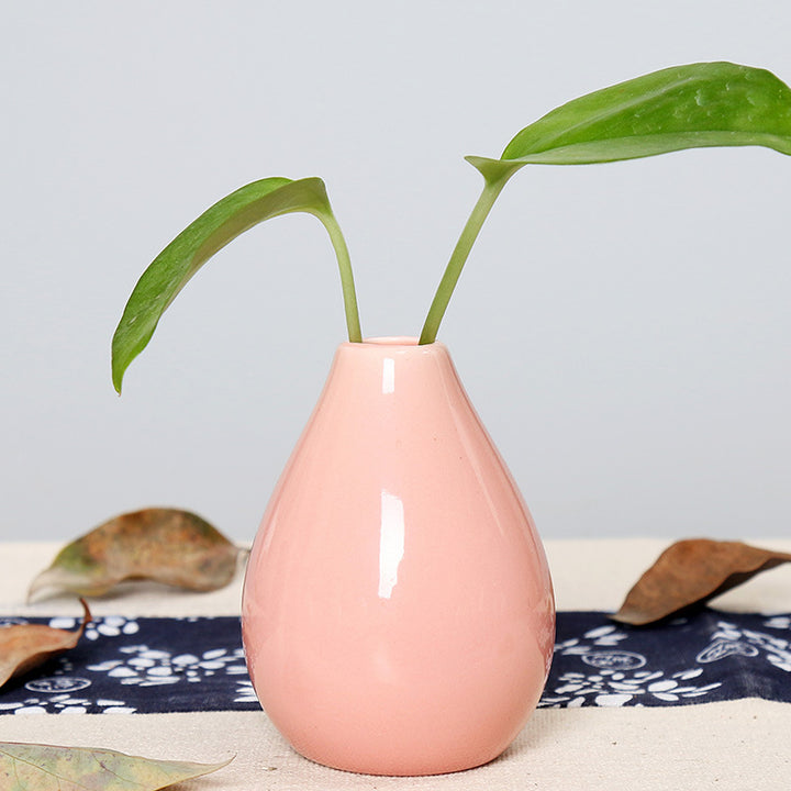 Elegant Teardrop-Shaped Ceramic Flower Vase Kalsten