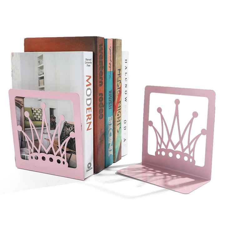 Decorative Crown Design Bookends