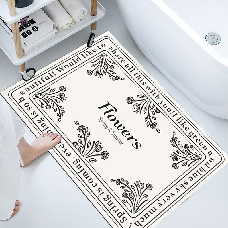Elegant Decorative Bathroom Mat