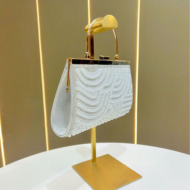 Decorative Pearl Handbag