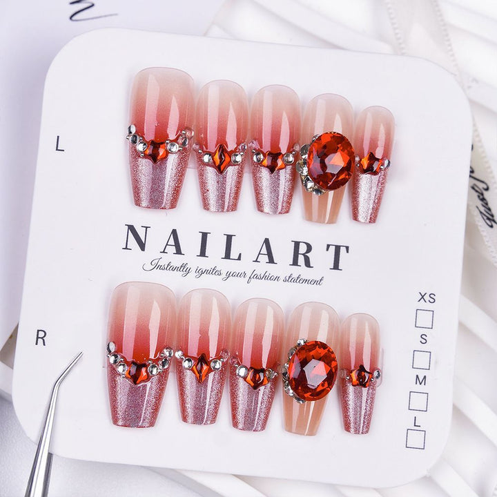 Decorative Press-On Nail Set