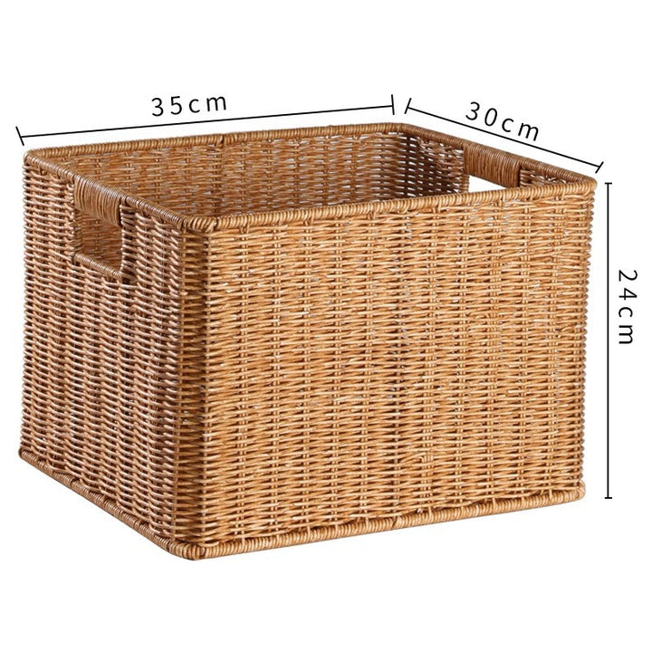 Handwoven Rectangular Storage Basket Kalsten