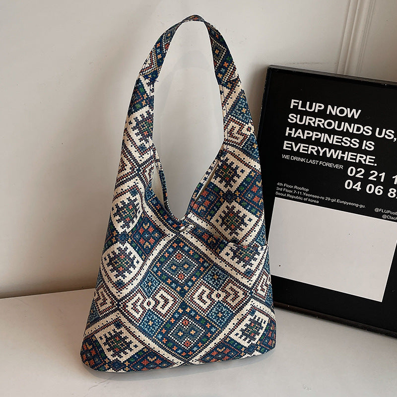 Ethnic Patterned Shoulder Bag