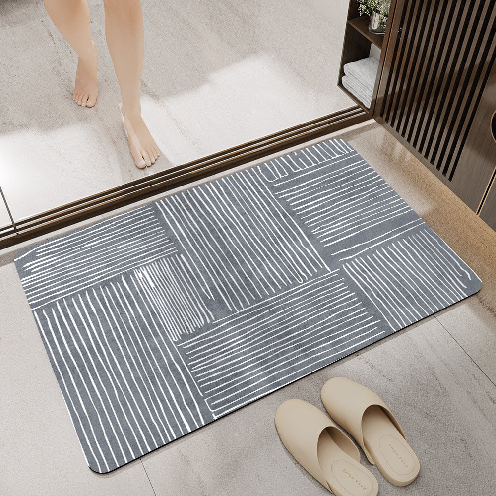 Abstract Geometric Pattern Bath Mat Kalsten