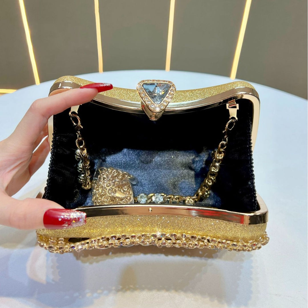 Opulent Bejeweled Evening Clutch