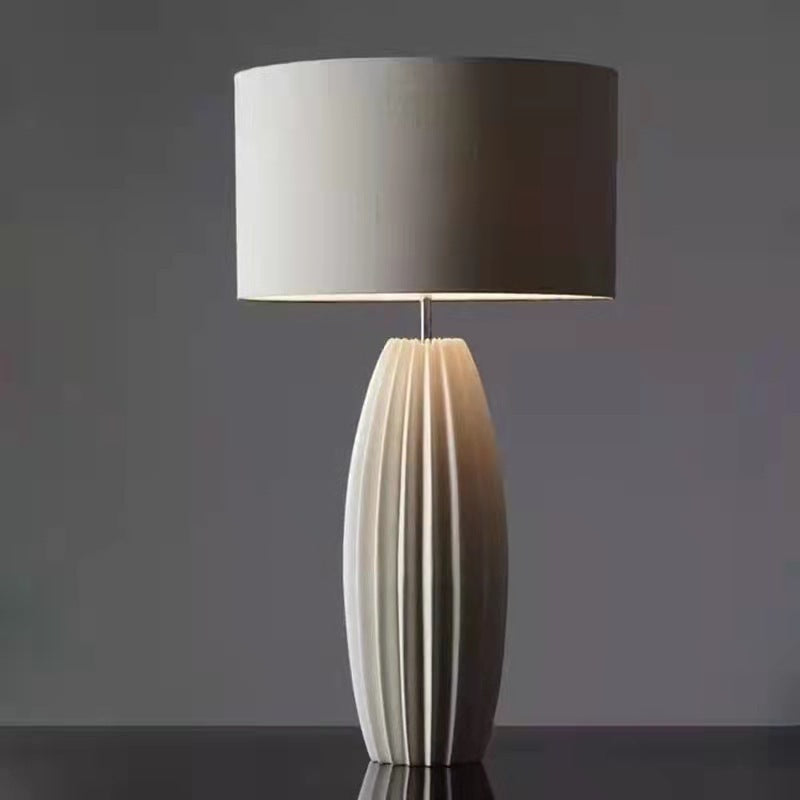 Textured Sculptural Table Lamp