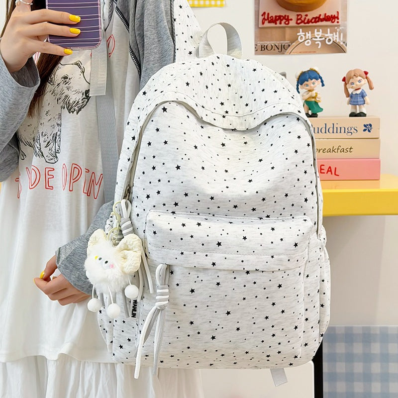 Star-Print Casual Backpack Kalsten