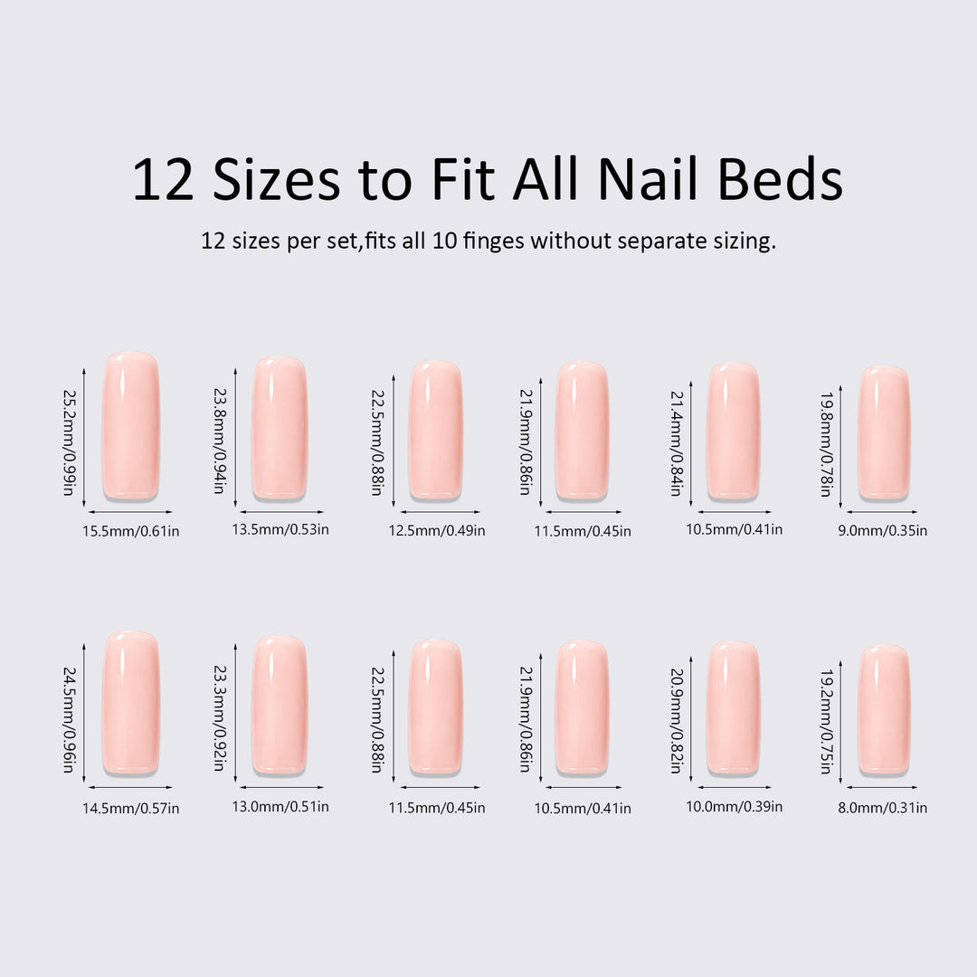Artificial nail set with floral 3D designs and glitter accents Kalsten