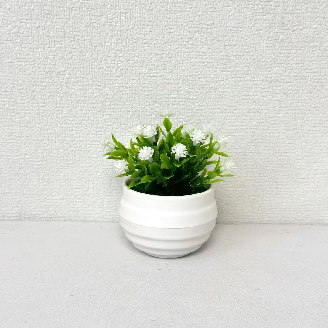 Decorative Faux Succulent Planter for Home Decor Display