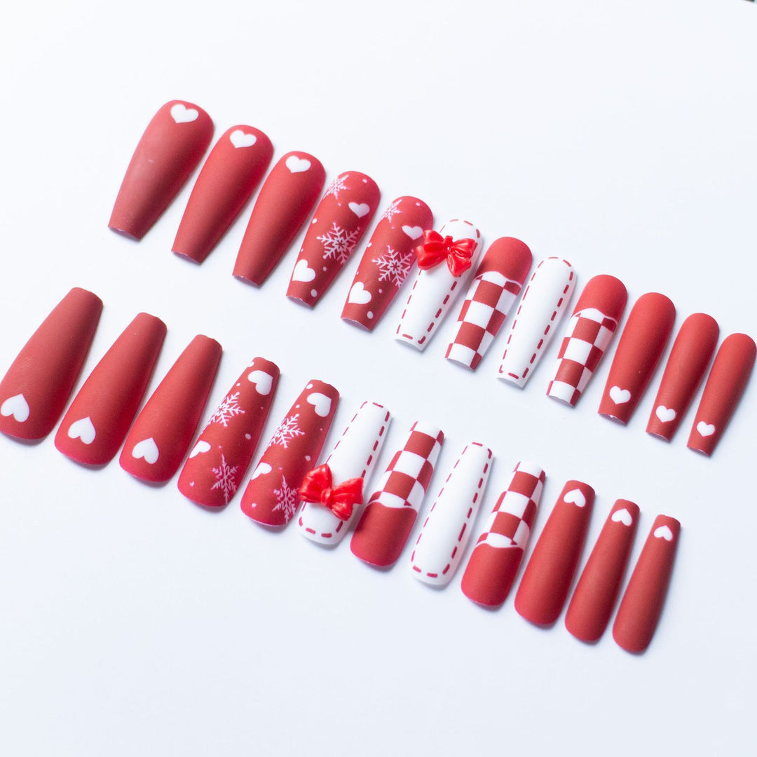 Festive Winter-Themed Nail Art Kit